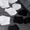 black or white sneaker socks worn by nele