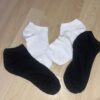 black or white sneaker socks from anastasia